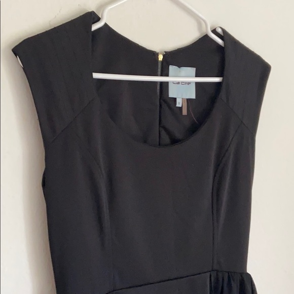 M Black La Cite Dress with black sheer fabric - Picture 4 of 4